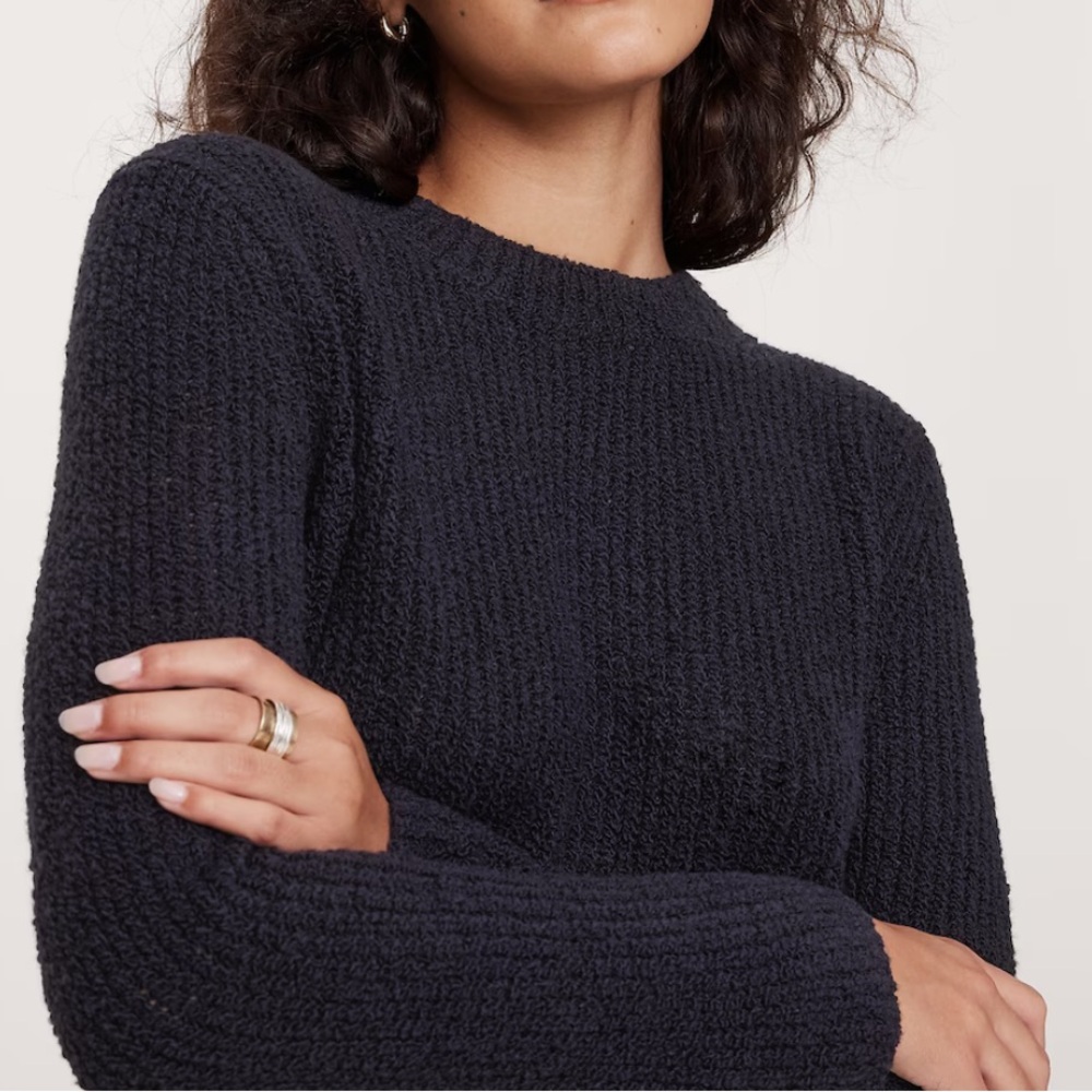 MERINO-BLEND CREW-NECK SWEATER